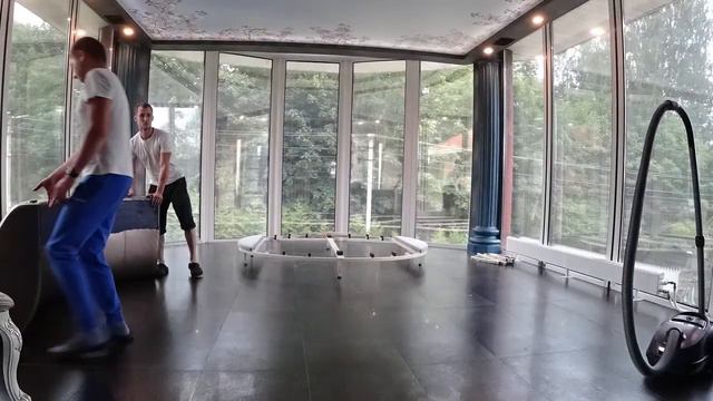 Перетяжка круглой кровати смотреть онлайн