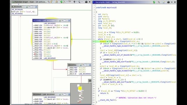 UBSan Array out of Bounds Instrumentation смотреть онлайн