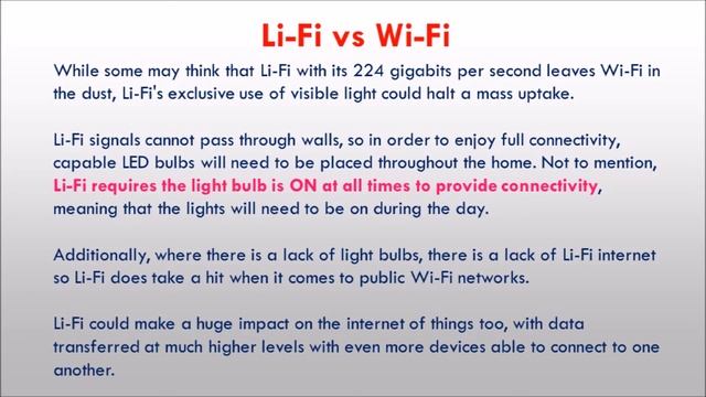 What is LiFi | Li-Fi vs Wi-Fi смотреть онлайн