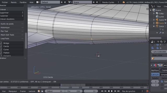 Modéliser Avion Concorde Blender 3d Tutoriel Français svm6 N°14 Le Fuselage Suite смотреть онлайн