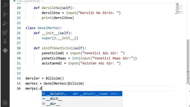 Python | Nesne Tabanlı Programlama - super() class Kullanımı смотреть онлайн