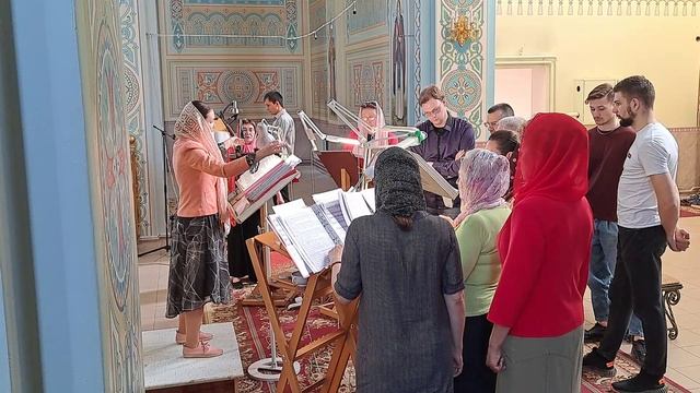 Стихиры на "Господи воззвах..." гл.5, триоди гл.2 подобен "Егда от древа...", гл.1 святого Апостола смотреть онлайн