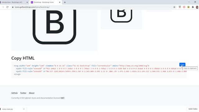 Ícones no Bootstrap - Icons смотреть онлайн