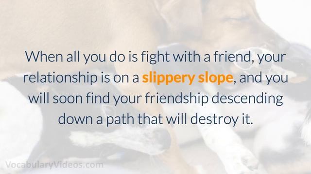 Learn English Words: SLIPPERY SLOPE - Meaning, Vocabulary with Pictures and Examples смотреть онлайн