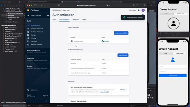 SwiftUI Firebase Chat 02 Signing in with Firebase Auth смотреть онлайн