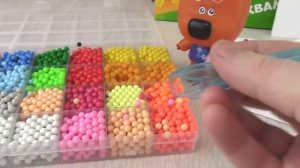Кеша из маленьких шариков - Аквамозаика Ми-ми-мишки! Мультики с игрушками ??☁️ для детей