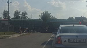 поезд, переезд.