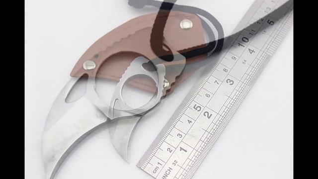 Походный нож-коготь + чехол за 125 рублей. AliExpress смотреть онлайн