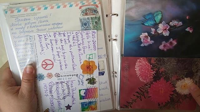 Посткроссинг. Альбомы с коллекциями открыток. Часть вторая. Цветы и растения. смотреть онлайн