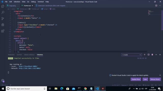 Vue 2 y Web Api 2 .net Framework - v-model смотреть онлайн