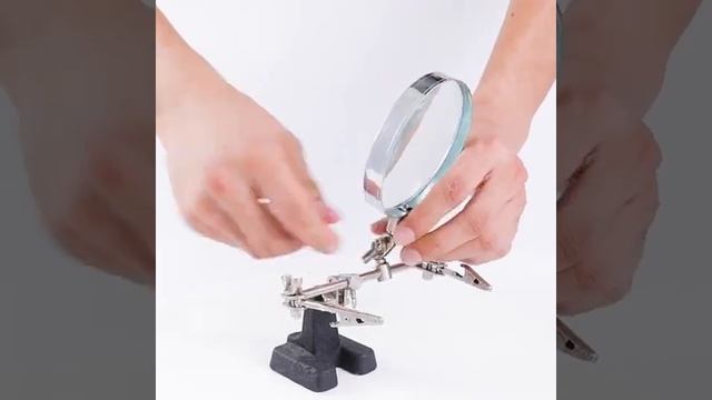 Третья рука с лупой. Держатель для пайки смотреть онлайн