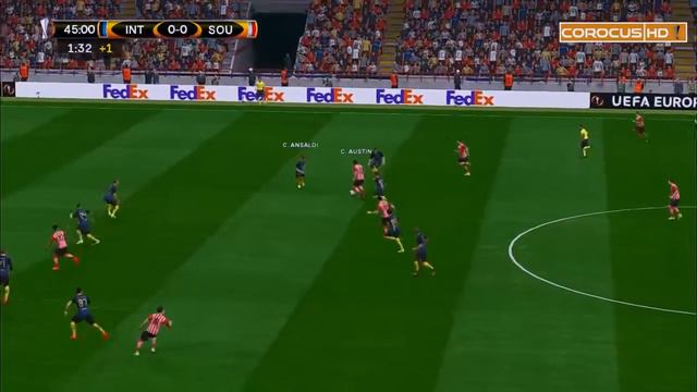 UEFA Europa League - PES 2017 - INTERNAZIONALE v SOUTHAMPTON смотреть онлайн