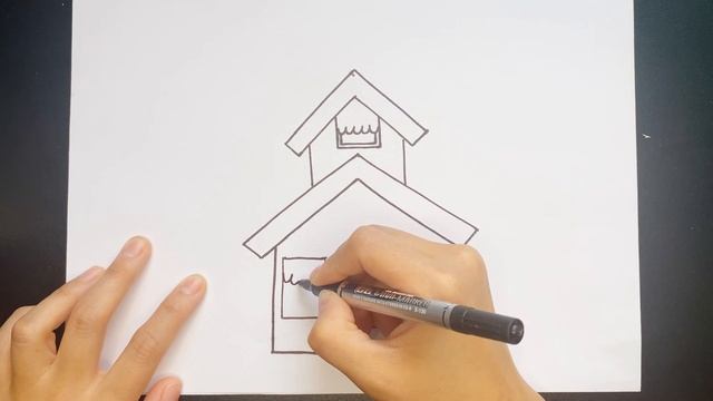 Как нарисовать ШКОЛУ|How to draw a school смотреть онлайн