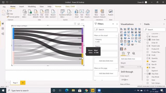 Power BI - Sankey Chart in Power BI | @TableauExperts смотреть онлайн