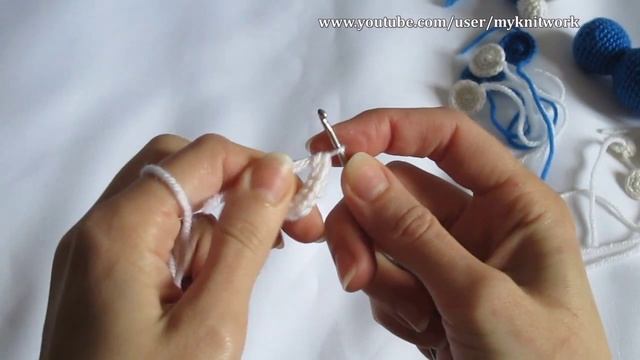 Вязание крючком. Игрушка Обезьянка. Часть 3. Crochet. Toy Monkey. Part 3.