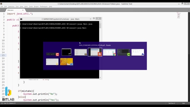 BITLAB JAVA SE 1 - Lesson 4 смотреть онлайн
