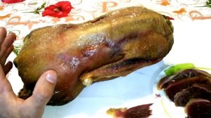 Вяленый гусь по-татарски. Goose dried in Tatar
