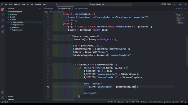 COMO CREAR UN LOGIN CON REGISTRARSE EN PHP CON MYSQL || FUNCIONALIDAD || PARTE 03 - INICIAR SESION смотреть онлайн