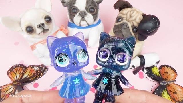 СЕСТРА КОСМО ЛОЛ - Прозрачные куклы ЛОЛ своими руками | DIY смотреть онлайн
