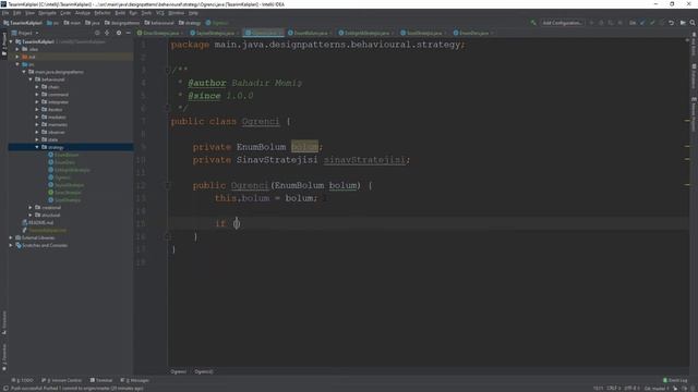 Strategy Design Pattern (Strateji Tasarım Kalıbı) смотреть онлайн