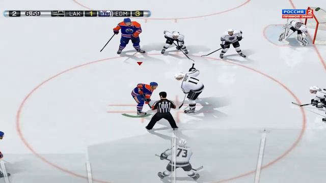 Edmonton (Oilers) vs Los Angeles (Kings) Home (NHL 09) смотреть онлайн