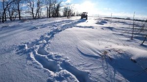МТЗ 82 ПО СНЕГУ l ОН НЕ ЗАХОТЕЛ