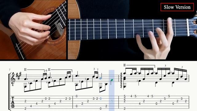 Yiruma River Flows in you на гитаре Разбор смотреть онлайн