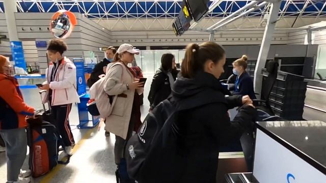Наша женская команда отправилась в Москву для проведения тестовых матчей с командой ЦСКА ? смотреть онлайн