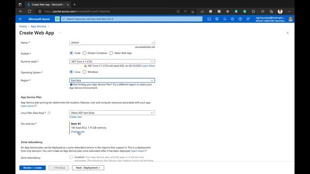 Host Web API on Azure for Free on Windows or Linux Server | Create App Service in Azure Portal смотреть онлайн