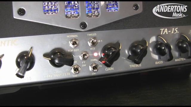Mesa Boogie Transatlantic TA-15 Head demo at Andertons - Part 1 of 2 смотреть онлайн
