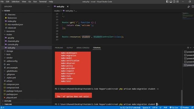 Laravel 8 resource full CRUD operation part 2 смотреть онлайн