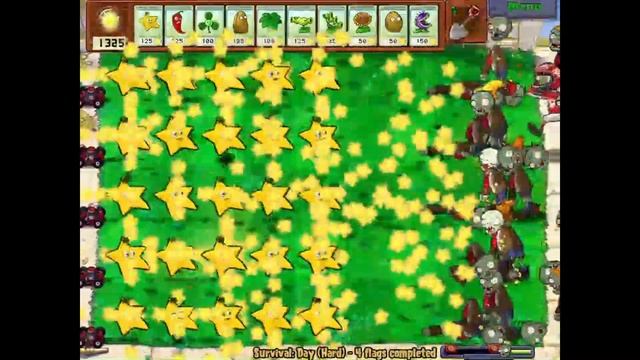100 Stars vs 500 All Zombies (speed mode) - Plant vs Zombies Hack смотреть онлайн