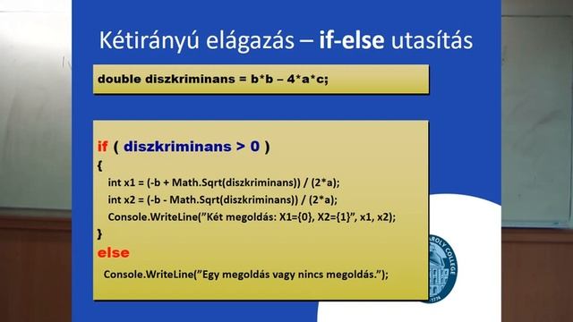 Magasszintű programozási nyelvek I. - 3. előadás смотреть онлайн