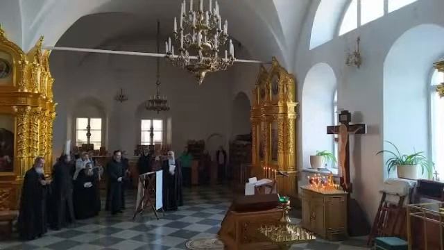 Прп. Никиты, затворника Печерского, еп. Новгородского. Вечернее Богослужение. смотреть онлайн