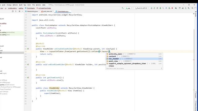 Convert WordPress Blog to Android App Using JSON API | Part 5 | Display Posts in RecyclerView смотреть онлайн