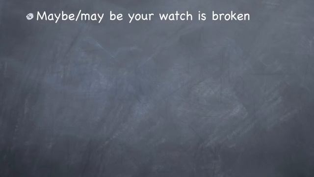 Разница между Maybe и May Be?