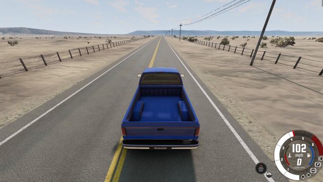 Молча играю в BeamNG.drive: Долина Джонсона [Южный автобан - Край карты]. Let's play №7