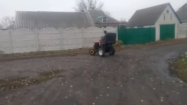 Тяжолый мотоблок с форте превратился в мото трактор ,испытания. смотреть онлайн