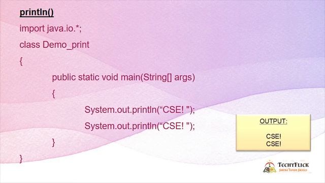 JAVA INPUT OUTPUT BASICS смотреть онлайн