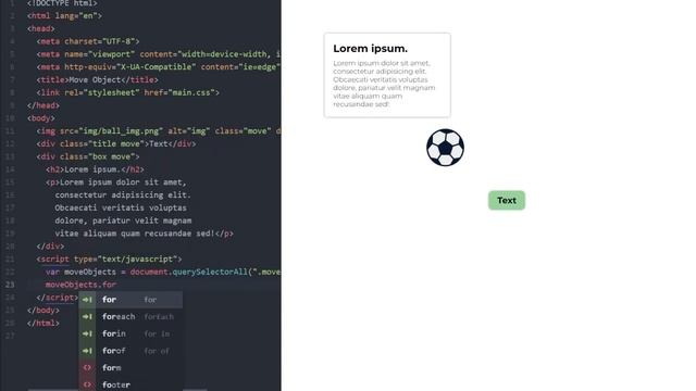 Как сделать движение элемента за мышью | Перетягиваем объект на JS | Drag an object with the mouse смотреть онлайн
