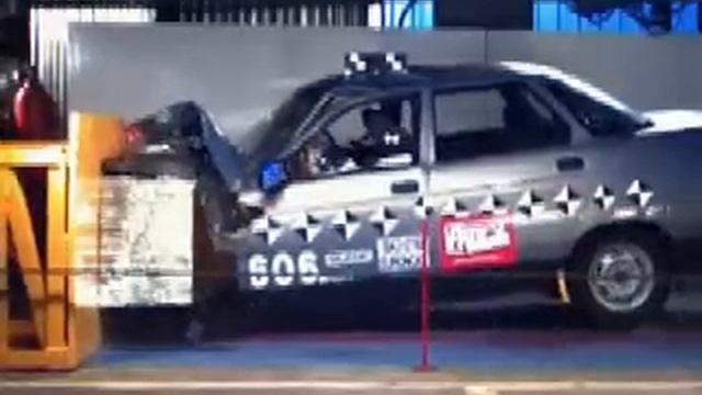 Краш-тесты отечественных автомобилей. ВАЗ (Lada) 2110 смотреть онлайн