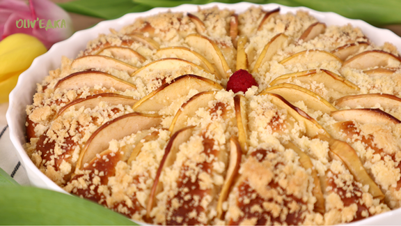 Дрожжевой пирог БЕЗ вымешивания: "Чистые руки" и воздушное тесто. Яблочный пирог | Оливьедка смотреть онлайн