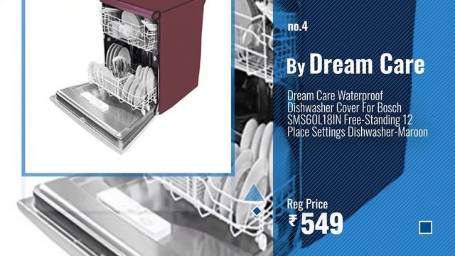 Top 10 Dishwasher Parts [2018]: Dream Care Coffee Colored Dishwasher Cover For IFB 12 Place