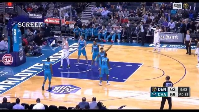 Nikola Jokic 14 Points 11 Rebounds 8 Assist vs Charlotte Hornets смотреть онлайн