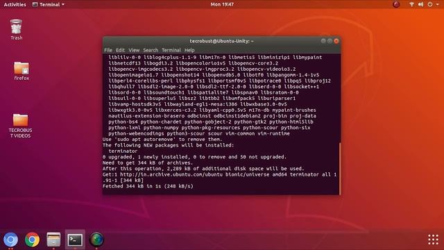 Video Tutor: Install Terminator on Linux Ubuntu 18.04.2 LTS Edition смотреть онлайн