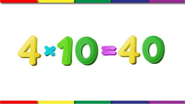 Multiplication table of 4 video | Learn 4 Times Tables | Tables Learning video смотреть онлайн