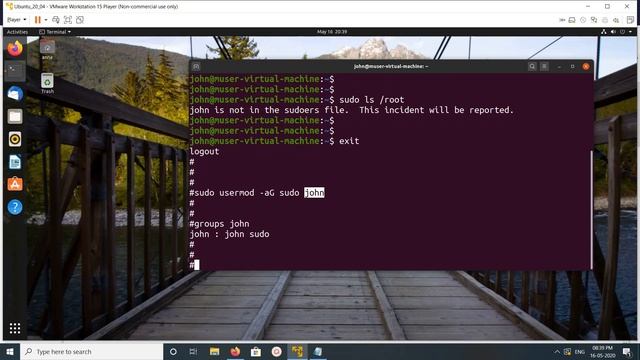 How to Add User to Sudoers or Sudo Group on Ubuntu 20.04 18.04 смотреть онлайн