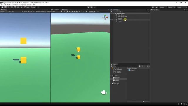 Unity : How to Merge gameObjects On Trigger Enter смотреть онлайн