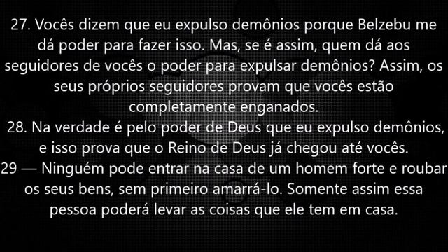 Mateus Capitulo 12 Bíblia em Áudio Legendado смотреть онлайн