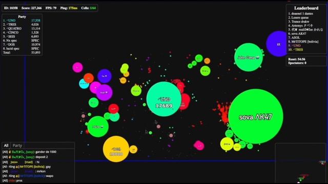 Gota.io // Ruthless Vs Rival // Squad War (64x) смотреть онлайн